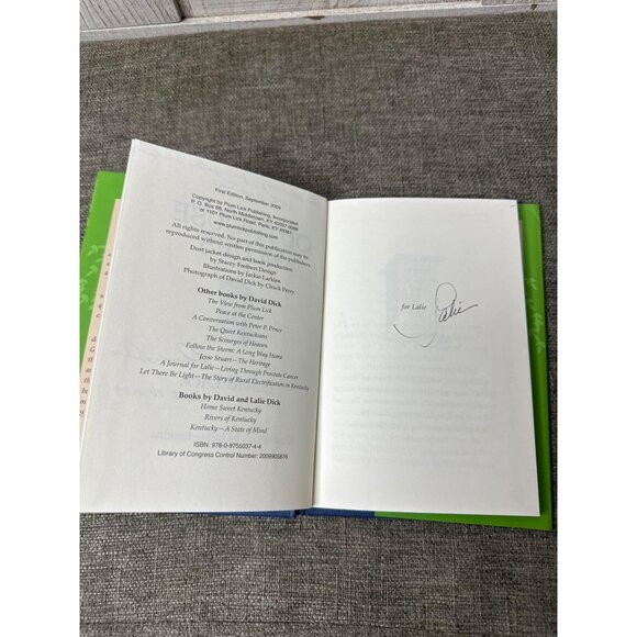 Signed Outhouse Blues By David Dick Hardcover Book First Edition 2009 - Picture 6 of 6